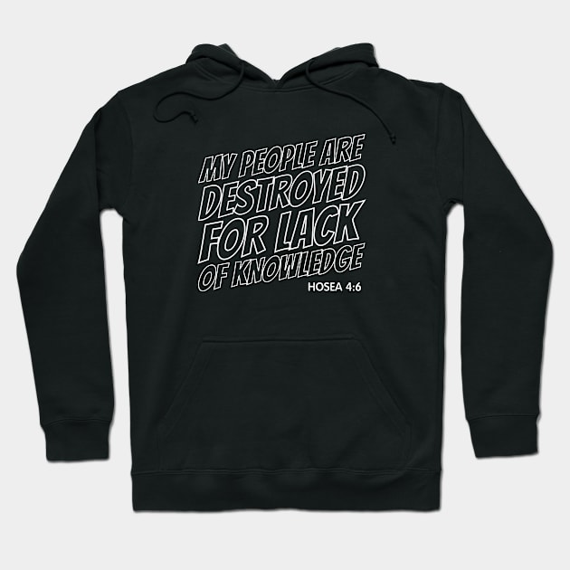 My People are Destroyed (outline) Hoodie by erock